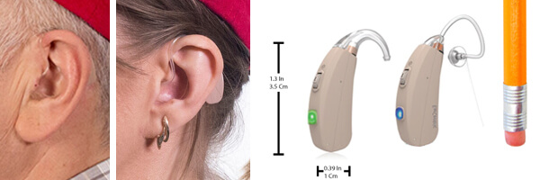 Ear Centric Rechargeable Hearing Aids RV4 hearing aids